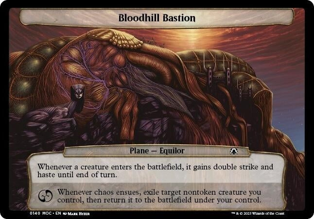 Image for Bloodhill Bastion (140) [Planechase: March of the Machine]