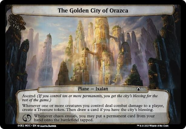 Image for The Golden City of Orazca (52) [Planechase: March of the Machine]