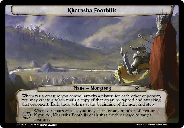 Image for Kharasha Foothills (149) [Planechase: March of the Machine]
