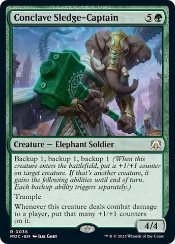 Image for Conclave Sledge-Captain (36) [Commander: March of the Machine]