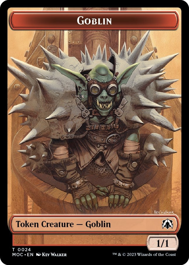 Image for Goblin // Sliver Double-sided Token (24 // 2) [Commander: March of the Machine]