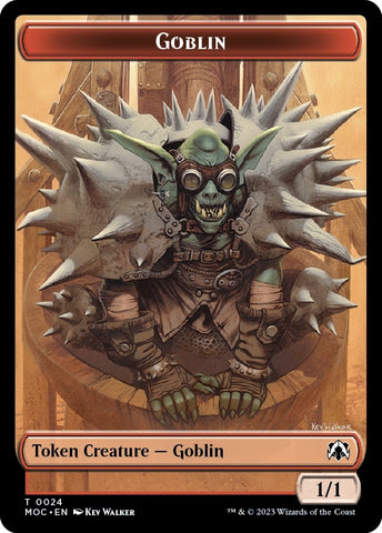 Image for Goblin // Sliver Double-sided Token (24 // 2) [Commander: March of the Machine]