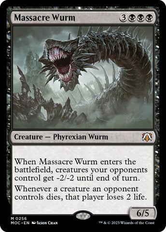 Image for Massacre Wurm (256) [Commander: March of the Machine]