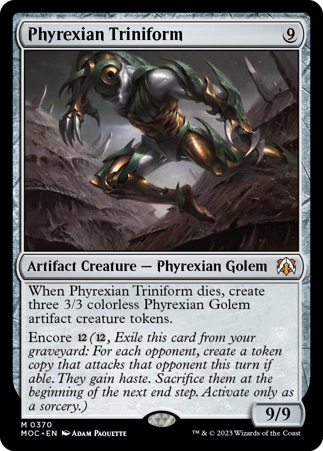 Image for Phyrexian Triniform (370) [Commander: March of the Machine]