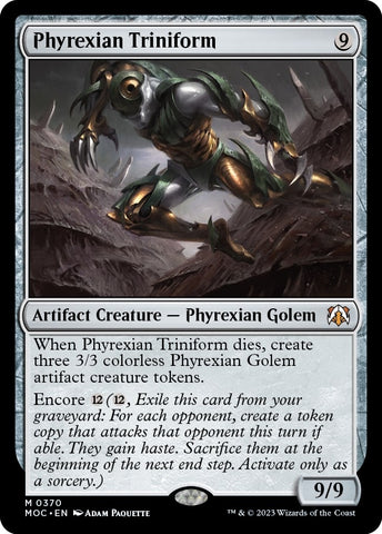 Image for Phyrexian Triniform (370) [Commander: March of the Machine]