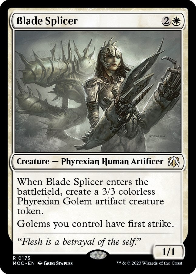 Image for Blade Splicer (175) [Commander: March of the Machine]