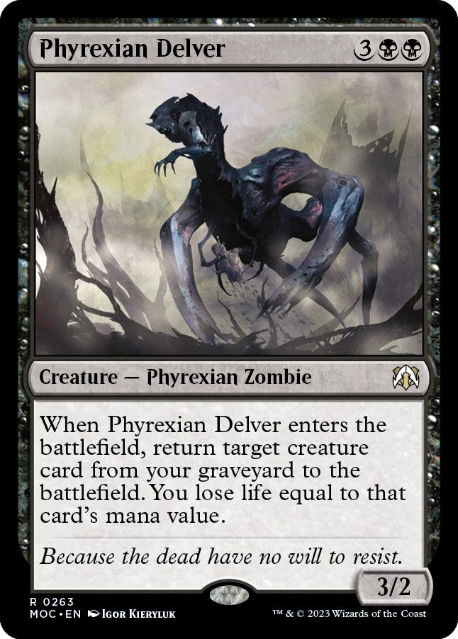 Image for Phyrexian Delver (263) [Commander: March of the Machine]