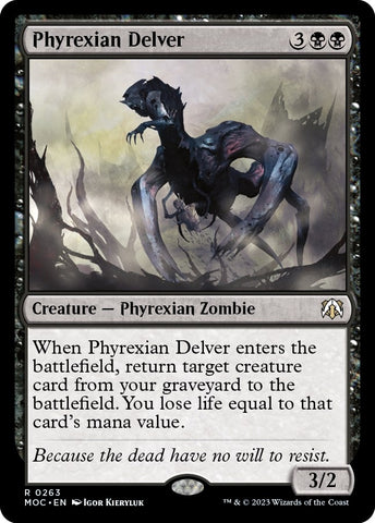 Image for Phyrexian Delver (263) [Commander: March of the Machine]