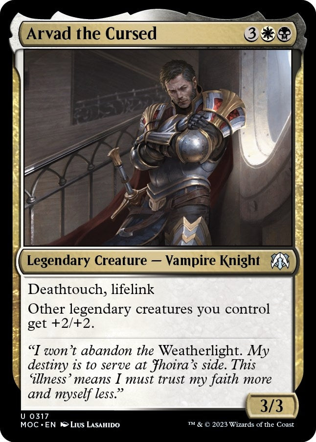 Image for Arvad the Cursed (317) [Commander: March of the Machine]
