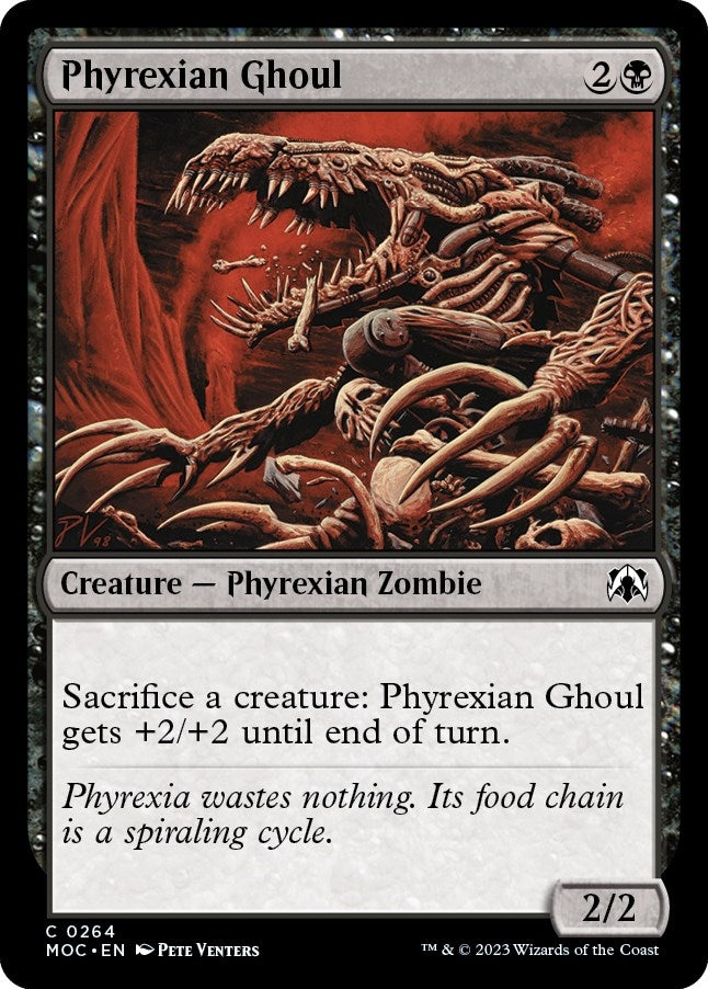 Image for Phyrexian Ghoul (264) [Commander: March of the Machine]