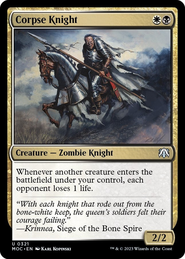 Image for Corpse Knight (321) [Commander: March of the Machine]