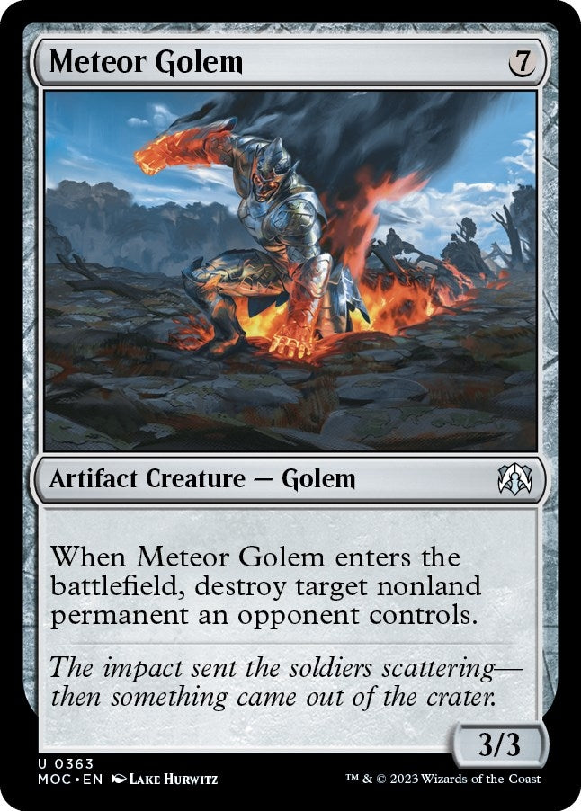 Image for Meteor Golem (363) [Commander: March of the Machine]