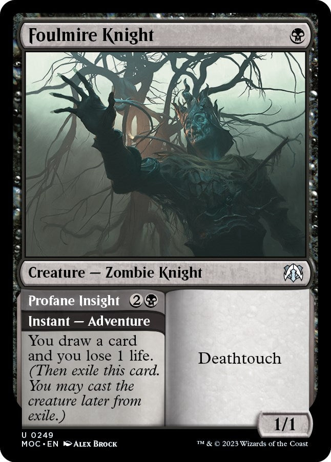 Image for Foulmire Knight (249) [Commander: March of the Machine]