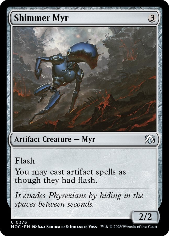 Image for Shimmer Myr (376) [Commander: March of the Machine]