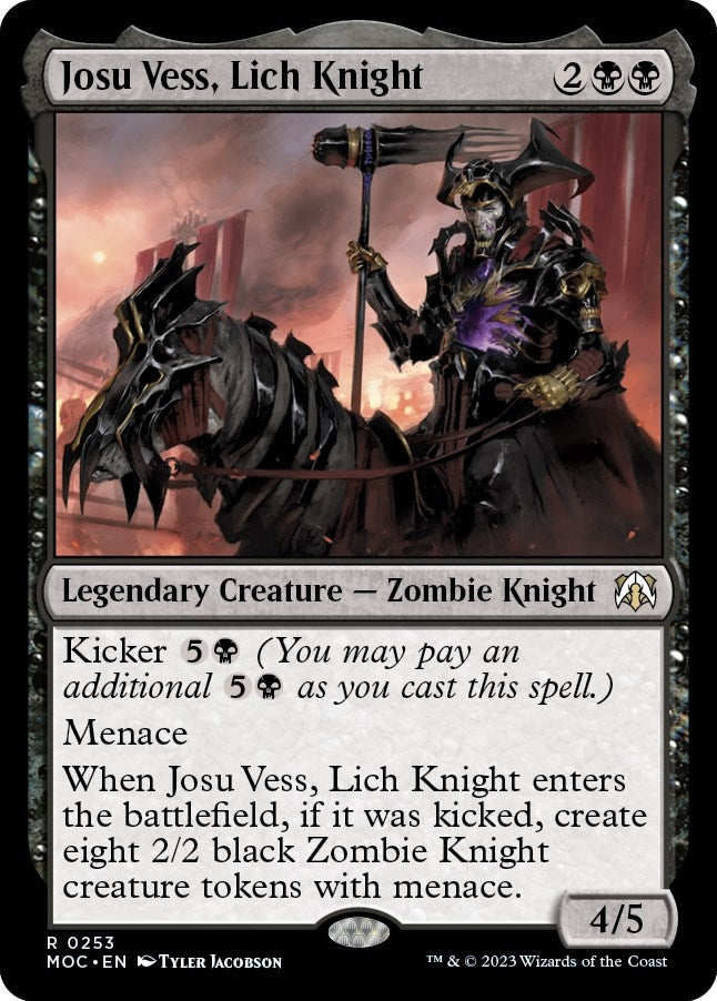 Image for Josu Vess, Lich Knight (253) [Commander: March of the Machine]
