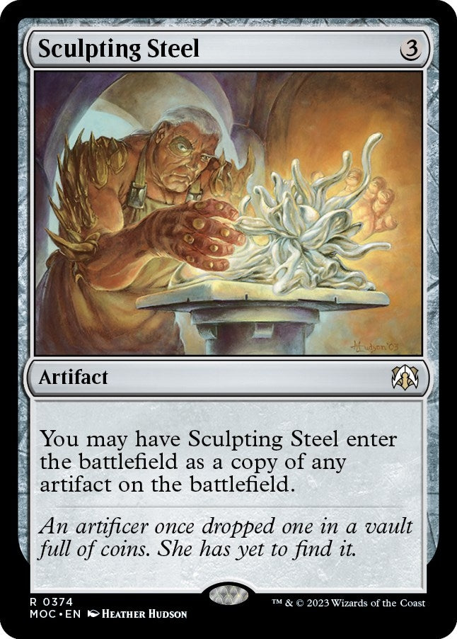 Image for Sculpting Steel (374) [Commander: March of the Machine]
