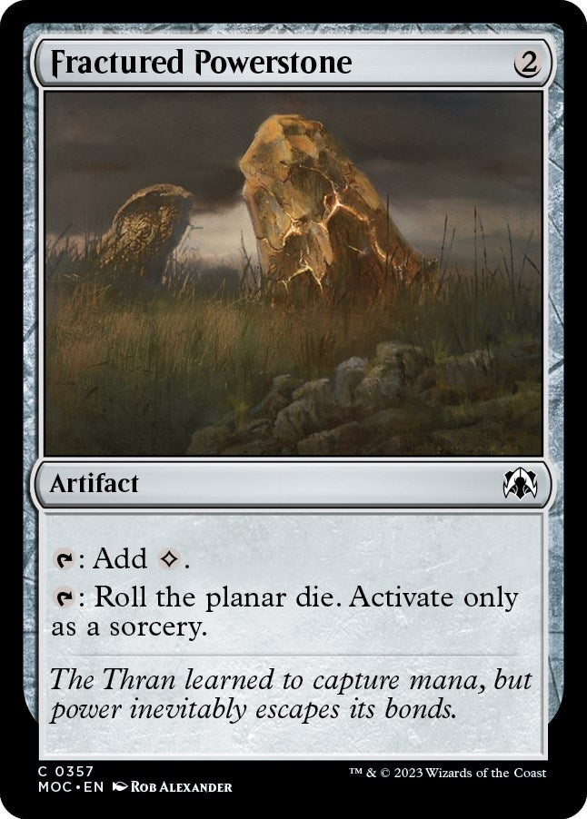 Image for Fractured Powerstone (357) [Commander: March of the Machine]
