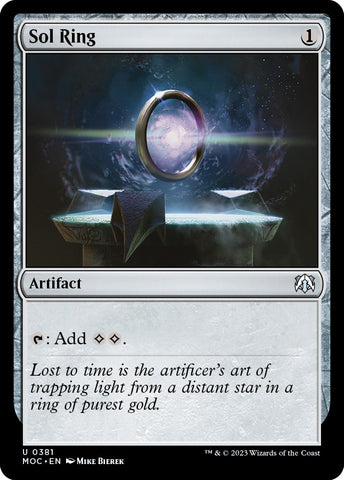Image for Sol Ring (381) [Commander: March of the Machine]