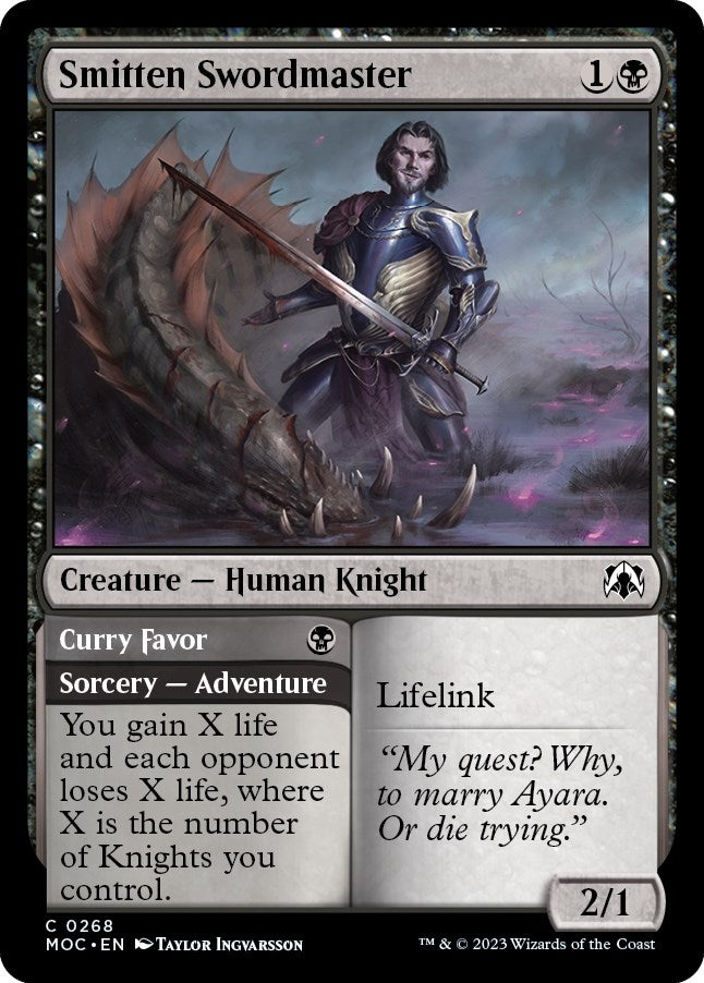 Image for Smitten Swordmaster (268) [Commander: March of the Machine]