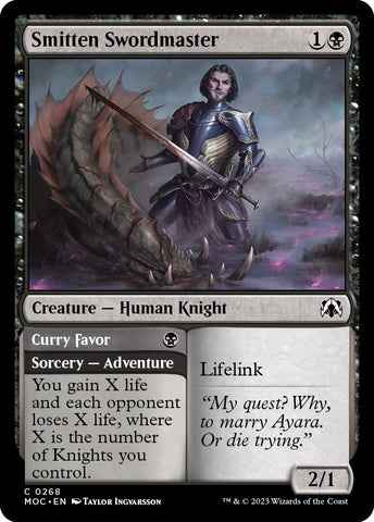 Image for Smitten Swordmaster (268) [Commander: March of the Machine]