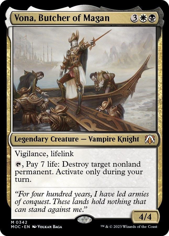 Image for Vona, Butcher of Magan (342) [Commander: March of the Machine]