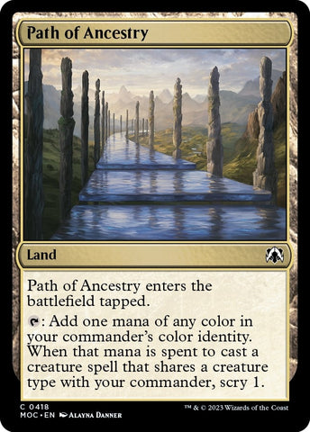 Image for Path of Ancestry (418) [Commander: March of the Machine]