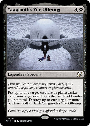 Image for Yawgmoth's Vile Offering (271) [Commander: March of the Machine]