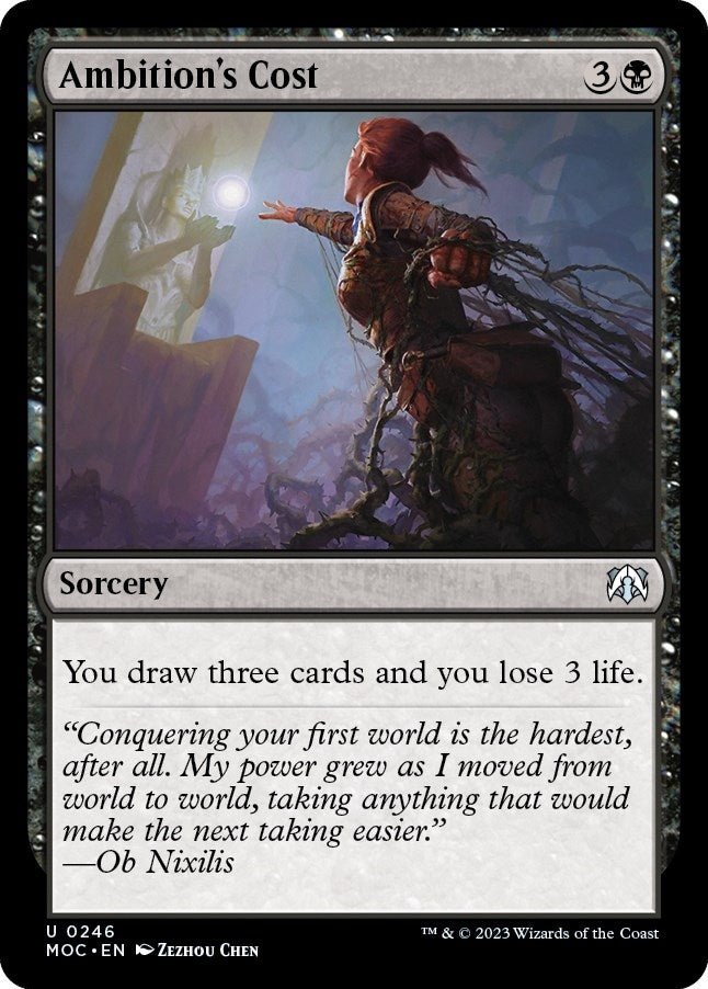 Image for Ambition's Cost (246) [Commander: March of the Machine]