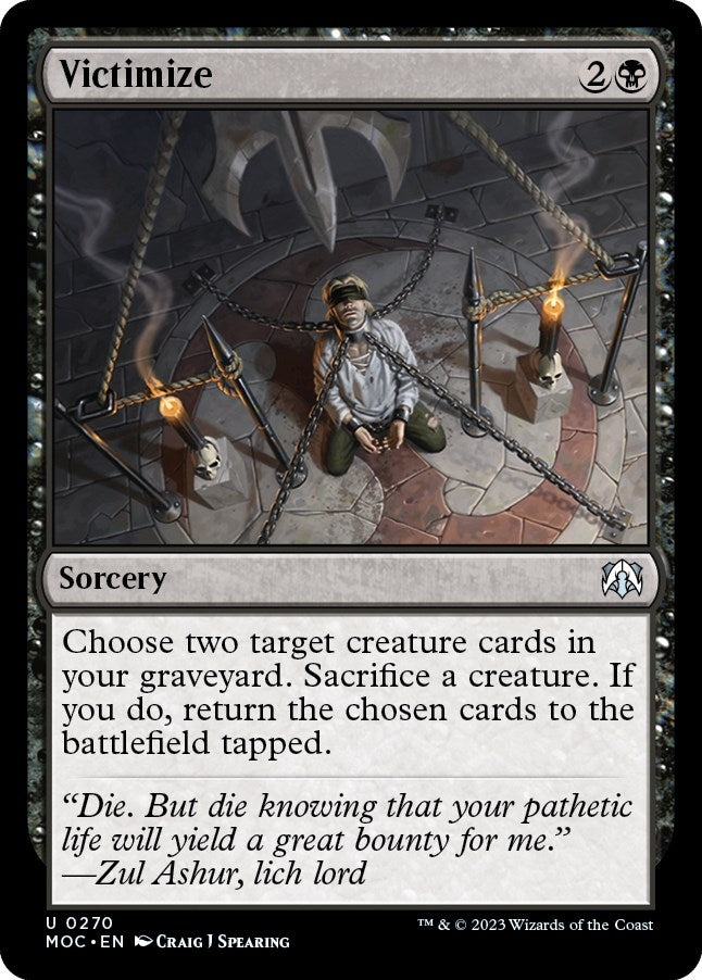 Image for Victimize (270) [Commander: March of the Machine]