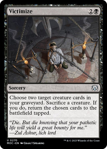 Image for Victimize (270) [Commander: March of the Machine]