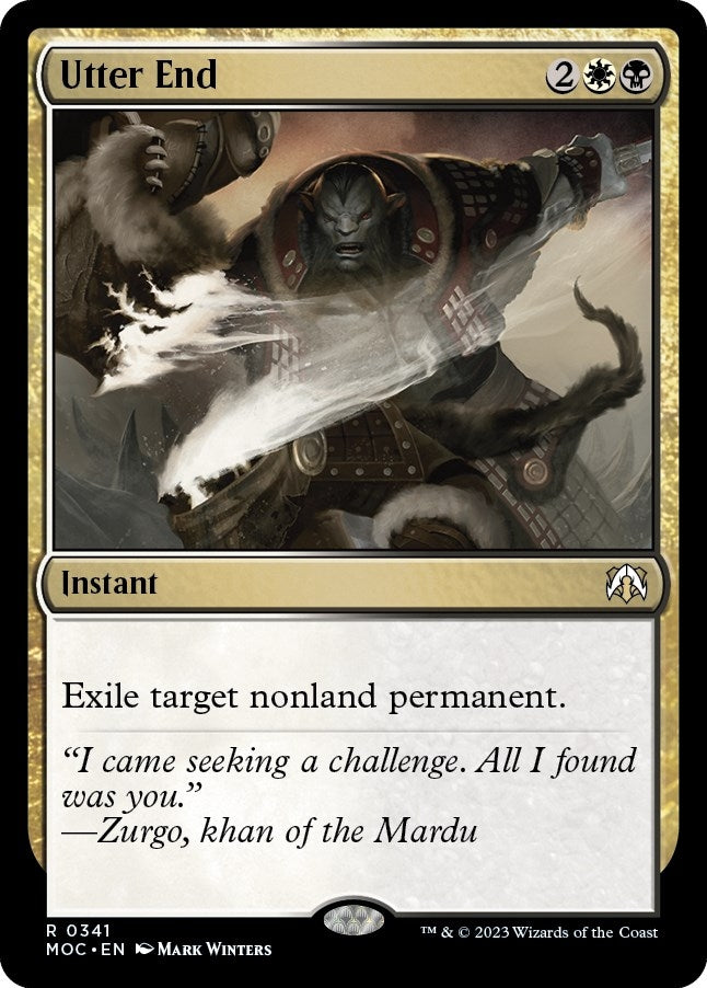 Image for Utter End (341) [Commander: March of the Machine]