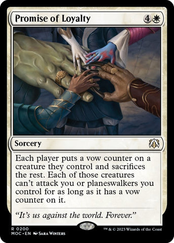 Image for Promise of Loyalty (200) [Commander: March of the Machine]
