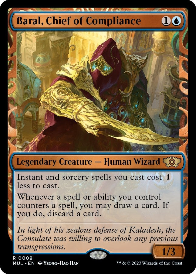 Image for Baral, Chief of Compliance (8) [March of the Machine: Multiverse Legends]