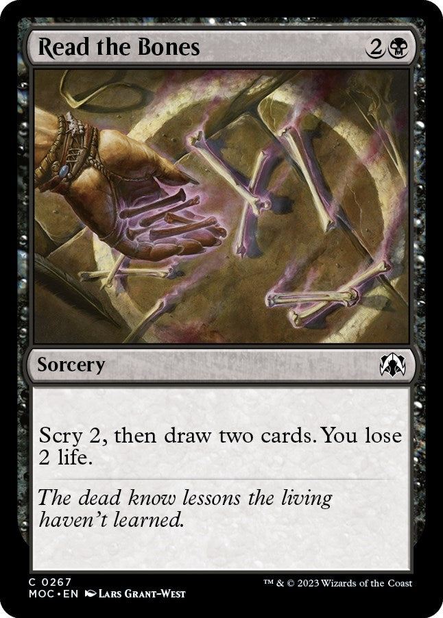 Image for Read the Bones (267) [Commander: March of the Machine]