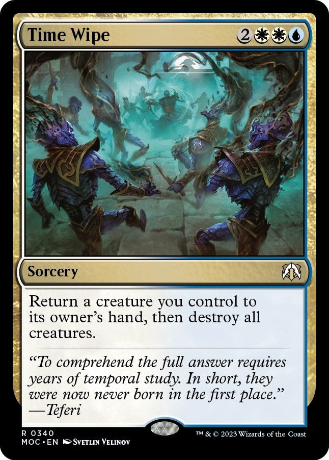 Image for Time Wipe (340) [Commander: March of the Machine]