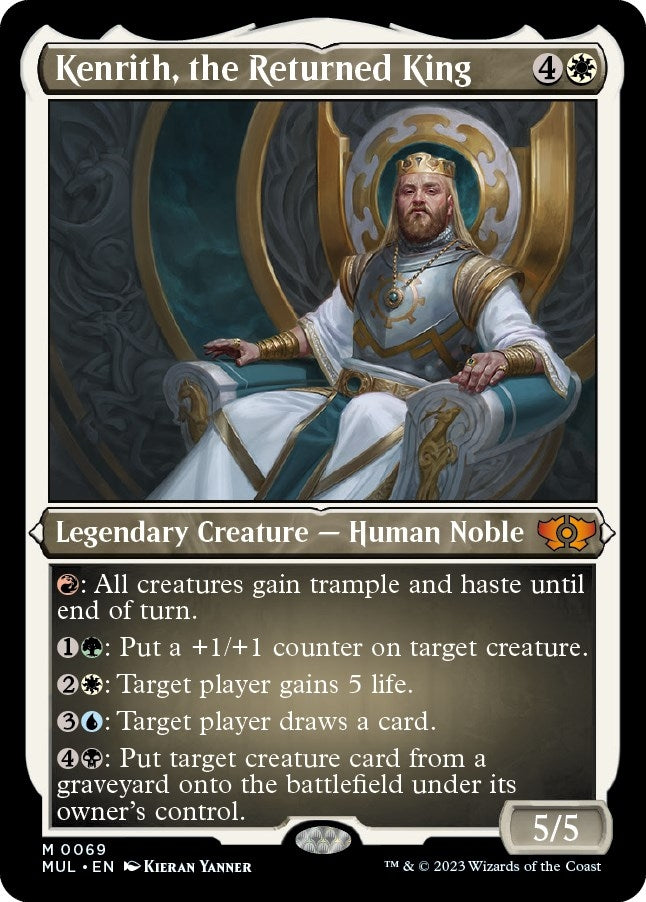 Image for Kenrith, the Returned King (Foil Etched) (69) [March of the Machine: Multiverse Legends]
