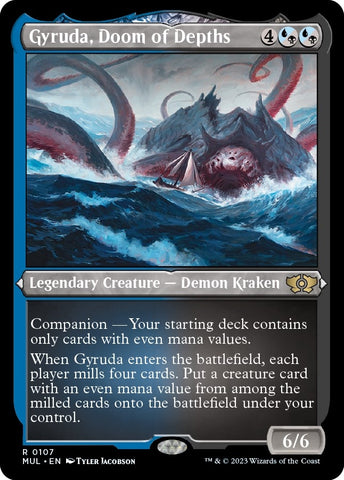 Image for Gyruda, Doom of Depths (Foil Etched) (107) [March of the Machine: Multiverse Legends]
