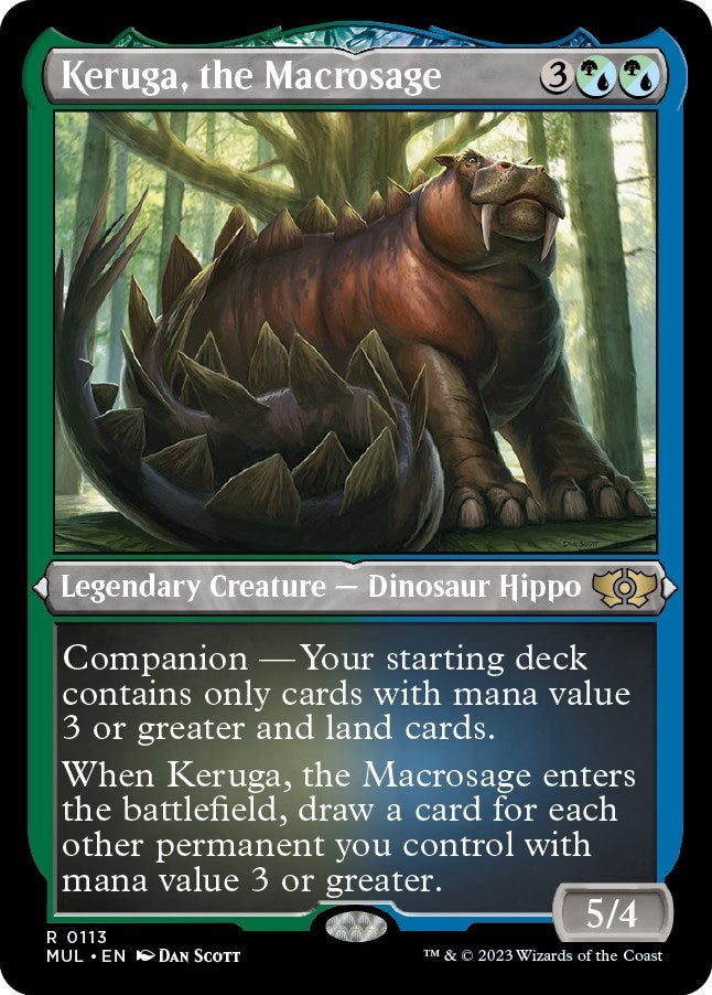 Image for Keruga, the Macrosage (Foil Etched) (113) [March of the Machine: Multiverse Legends]