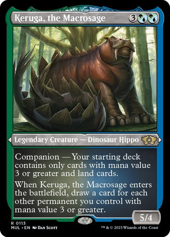 Image for Keruga, the Macrosage (Foil Etched) (113) [March of the Machine: Multiverse Legends]