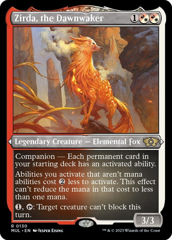 Image for Zirda, the Dawnwaker (Foil Etched) (130) [March of the Machine: Multiverse Legends]