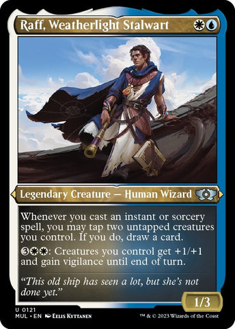 Image for Raff, Weatherlight Stalwart (Foil Etched) (121) [March of the Machine: Multiverse Legends]