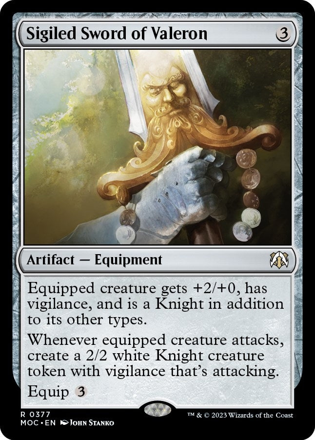 Image for Sigiled Sword of Valeron (377) [Commander: March of the Machine]