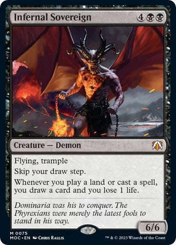 Image for Infernal Sovereign (75) [Commander: March of the Machine]
