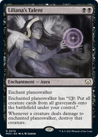 Image for Liliana's Talent (76) [Commander: March of the Machine]