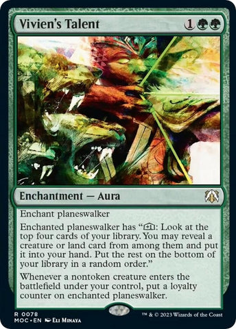 Image for Vivien's Talent (78) [Commander: March of the Machine]