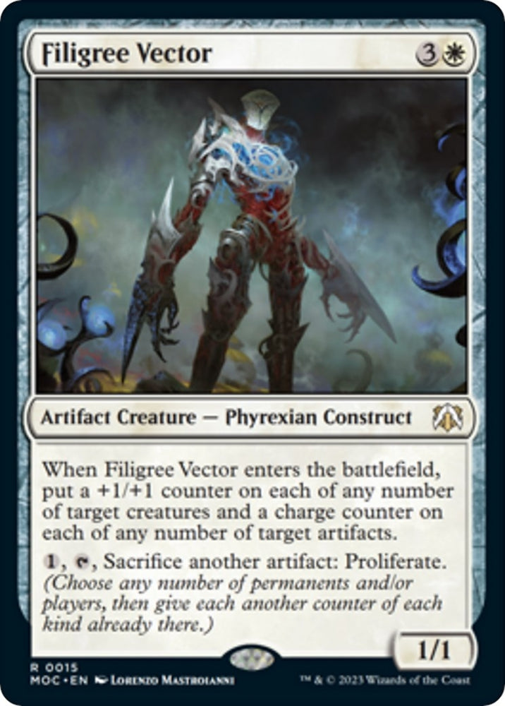 Image for Filigree Vector (15) [Commander: March of the Machine]