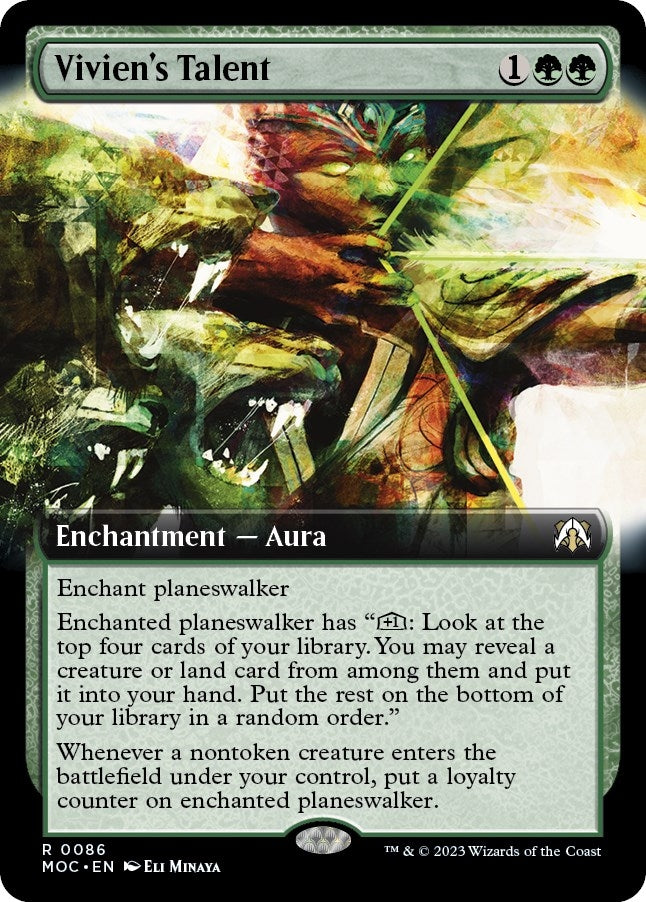 Image for Vivien's Talent (Extended Art) (86) [Commander: March of the Machine]