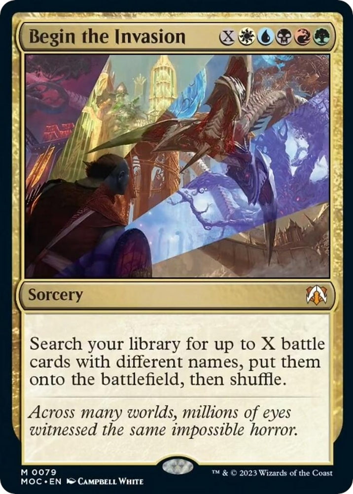 Image for Begin the Invasion (79) [Commander: March of the Machine]