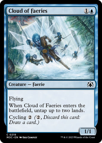 Image for Cloud of Faeries (219) [Commander: March of the Machine]