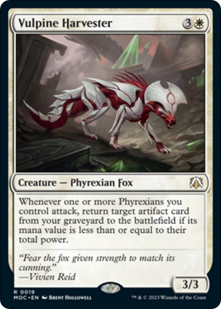 Image for Vulpine Harvester (19) [Commander: March of the Machine]